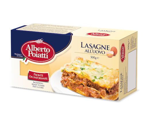 Lasagne all'uovo 91 Alberto Poiatti 500 gr