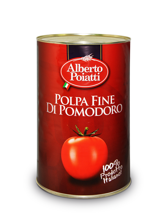 Polpa fine di pomodoro 4250ml Alberto Poiatti