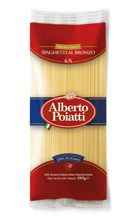 Spaghetti 4a Trafilati al bronzo Alberto Poiatti 1 Kg