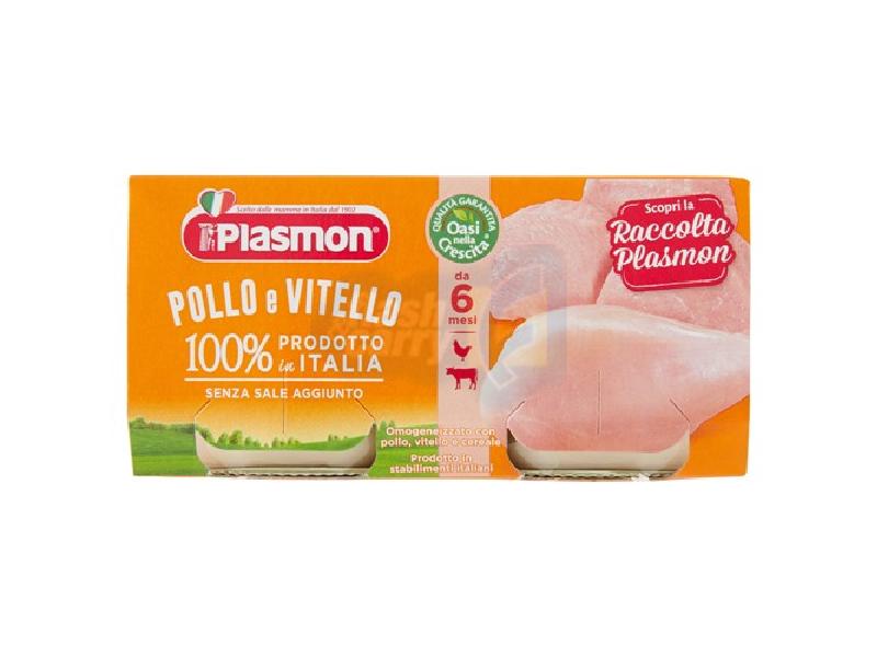 PLASMON OMOG.POLLO VITELLO GR.80X2