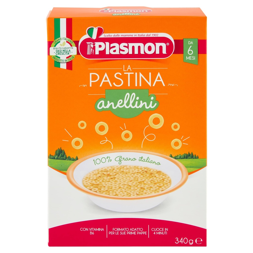 PLASMON PASTINA ANELLINI 340 GR