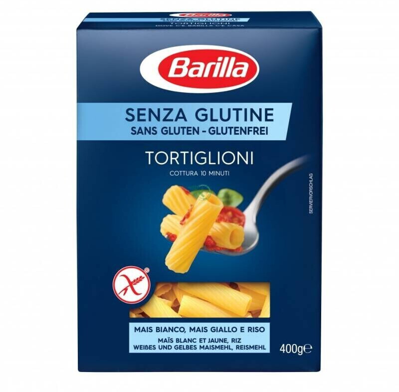 BARILLA SENZA GLUTINE TORTIGLIONI   GR 400