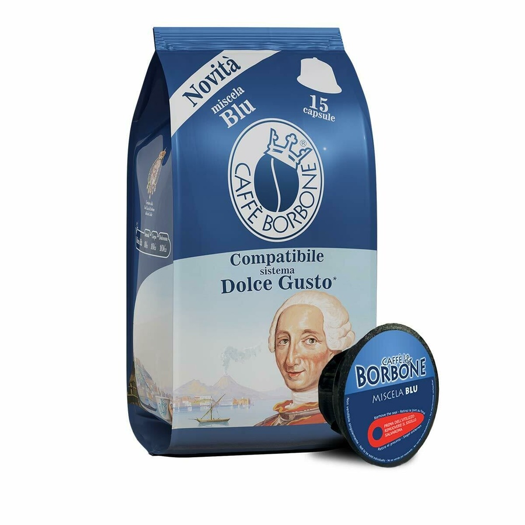 CAFFE' BORBONE MISCELA BLU X15 DOLCE GUSTO