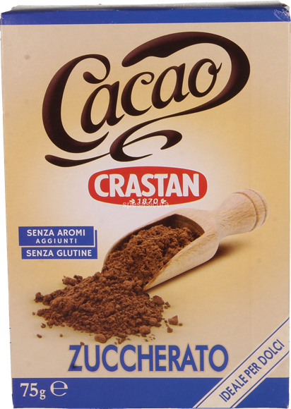 CRASTAN CACAO ZUCCHERATO GR.75