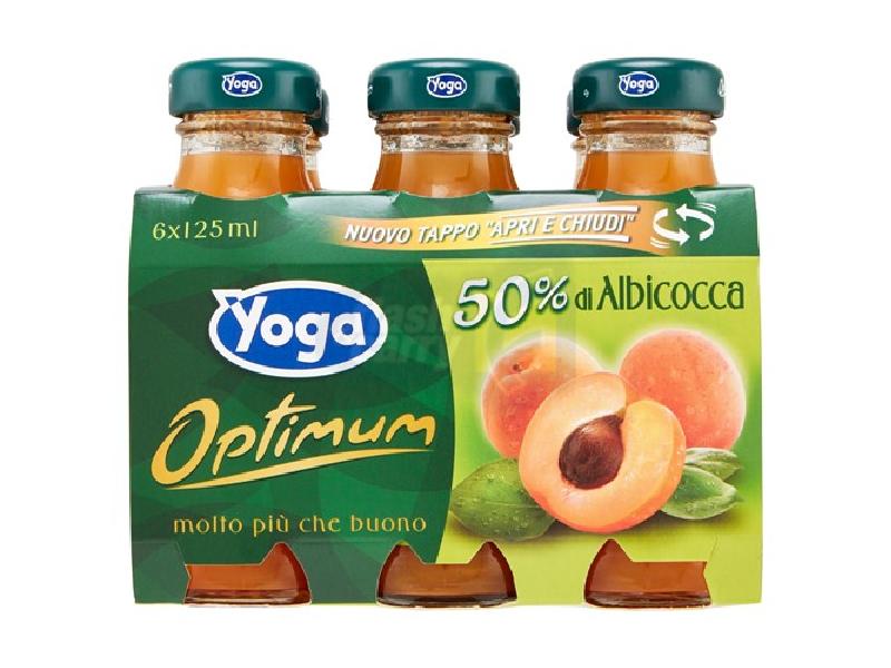 YOGA SUCCHI DI FRUTTA ALBICOCCA VETRO 6*125 ML