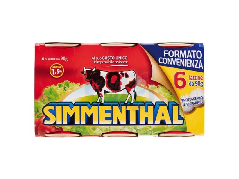 SIMMENTHAL CARNE GR.90X6 EXPO 216PZ*