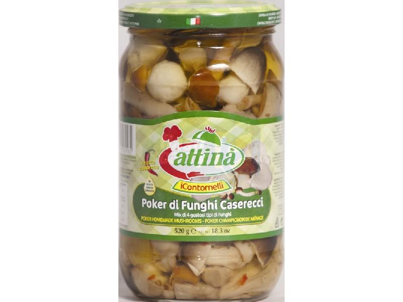 ATTINA'POKER DI FUNGHI ALL'OLIO VV G314*