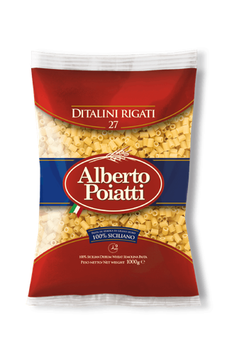 [0027] Ditalini rigati 27 Alberto Poiatti 1 Kg