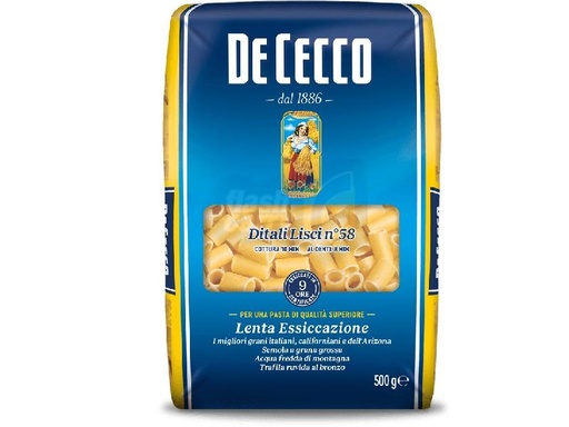 [163691] DE CECCO N. 58 DITALI LISCI GR.500