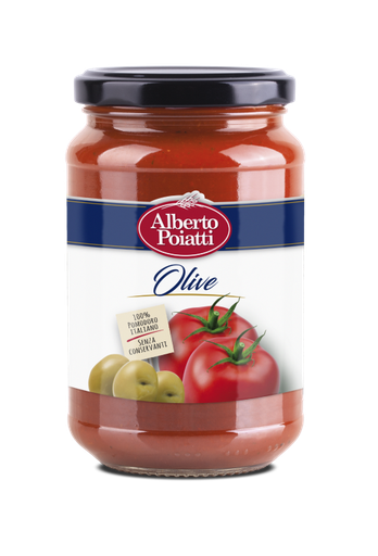 [4486] A. POIATTI Sugo alle Olive 350GR