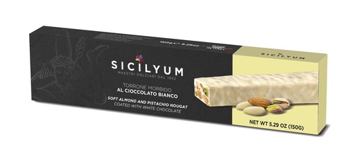 [3255] SICYLIUM TORRONE MORBIDO CIOCCOLATO BIANCO 