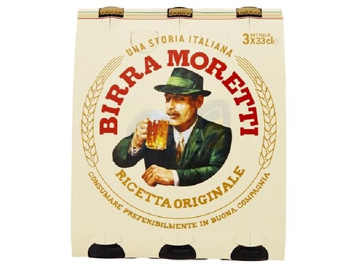 [003727] MORETTI BIRRA CL.33X3 VAP BIRRA