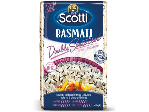 [175240] SCOTTI RISO BASMATI DOUBLE SENS.GR.500