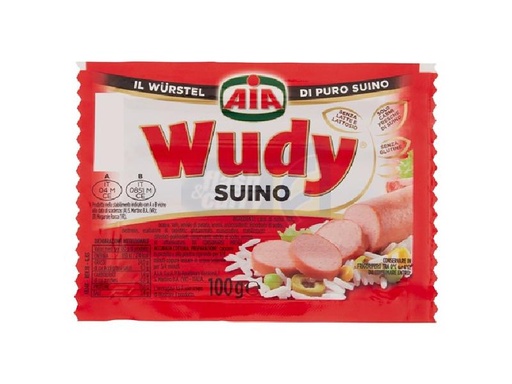 [006765] WUDY WURSTEL PURO SUINO GR.100